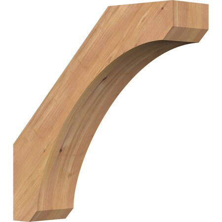 Ekena Millwork 5 1/2"W x 22"D x 22"H Legacy Smooth Knee Brace, Western Red Cedar BRC06X22X22LEC00SWR